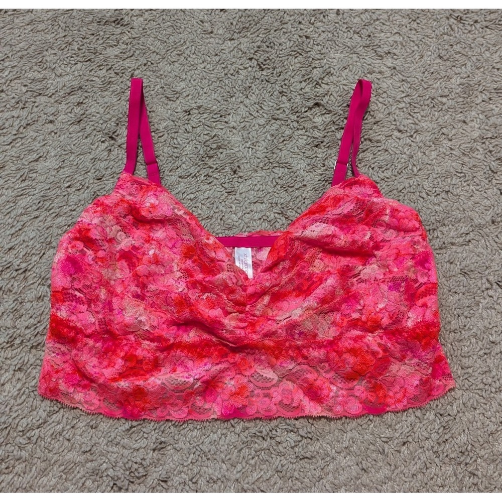 Xhilaration Y2K Lace Crop Cami Bralette XL Coquette Romantic Lolita Sexy Fairy